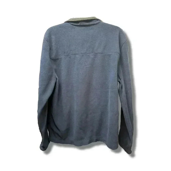 Saddlebred Men's Blue Fleece Jacket Size M Casual Fall - Picture 3 of 5